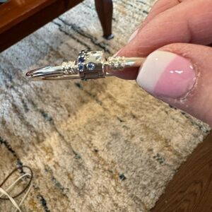 Pandora Silver and Blue Bracelet